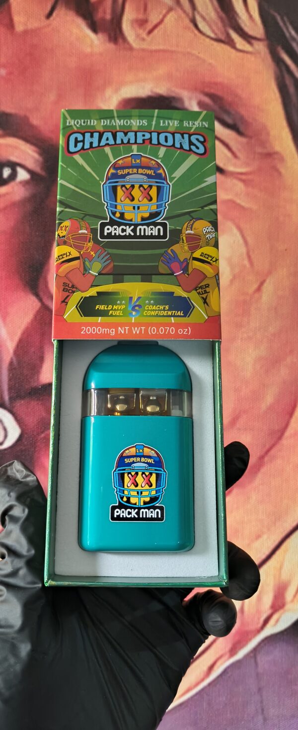PACK MAN NFL FIELD MVP FUEL & COACH`S CONFIDENTIAL (INDICA & SATIVA) 2gr