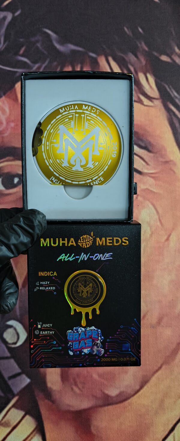 GRAPE GAS 5 MUHA MEDS GALLETA GRAPE GAS (INDICA) 2gr