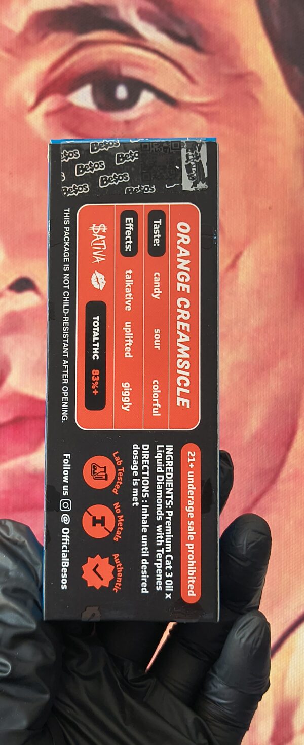 ORANGE CREAMSICLE 2 BESOS AZUL ORANGE CREAMSICLE (SATIVA) 2gr