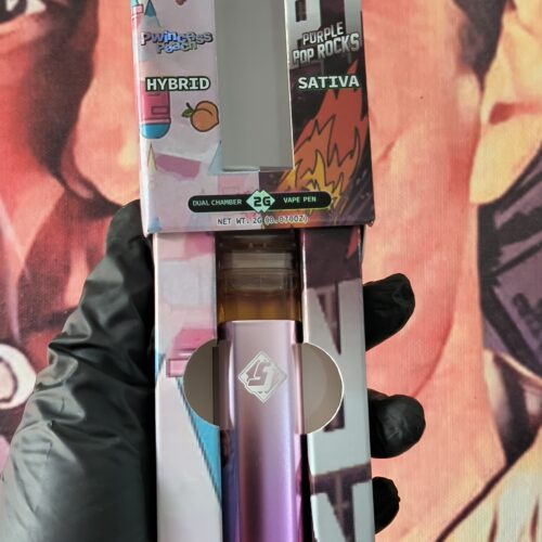 SLUGGERS DUAL PWINCESS PEACH & PURPLE POP ROCKS (HYBRID & SATIVA) 2gr