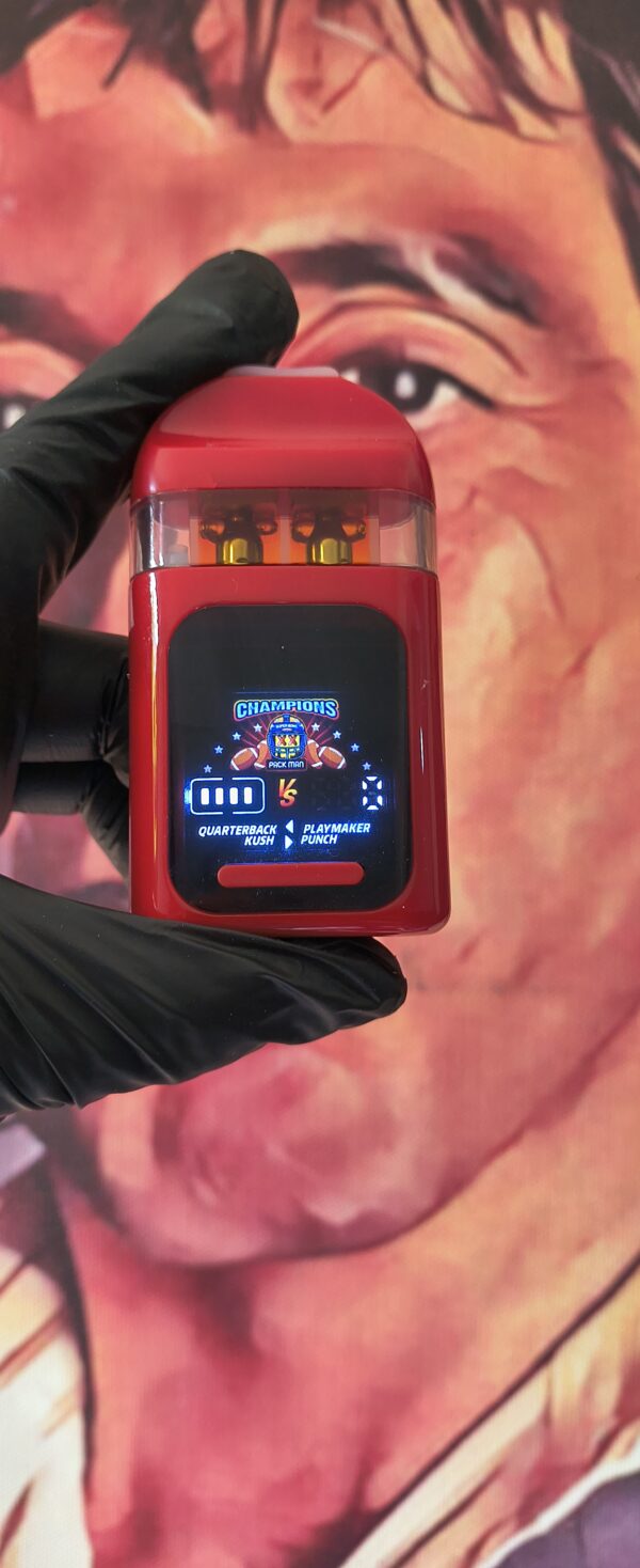 PACK MAN NFL QUARTERBACK KUSH & PLAYMAKER PUNCH (SATIVA & INDICA) 2gr