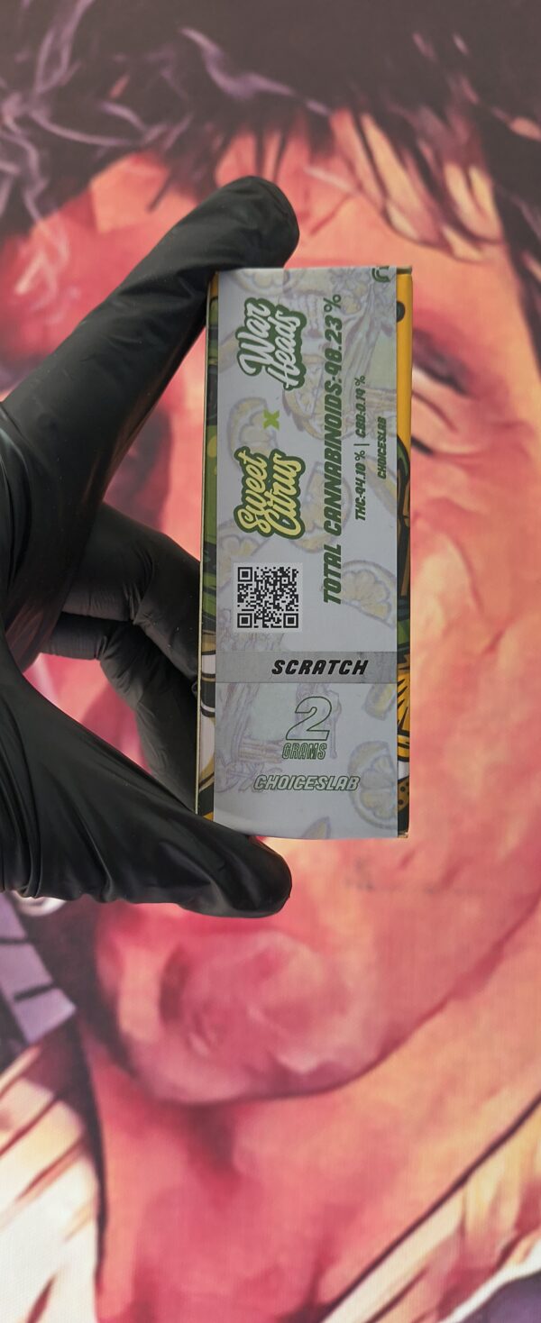 SWEET CITRUS V2 2 CHOICES LAB DUAL V2 SWEET CITRUS & WAR HEADS (HYBRID & INDICA) 2gr