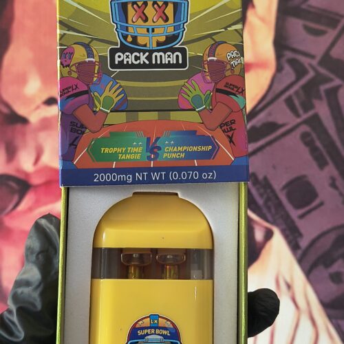 PACK MAN NFL TROPHY TIME TANGIE & CHAMPIONSHIP PUNCH (INDICA & HYBRID) 2gr