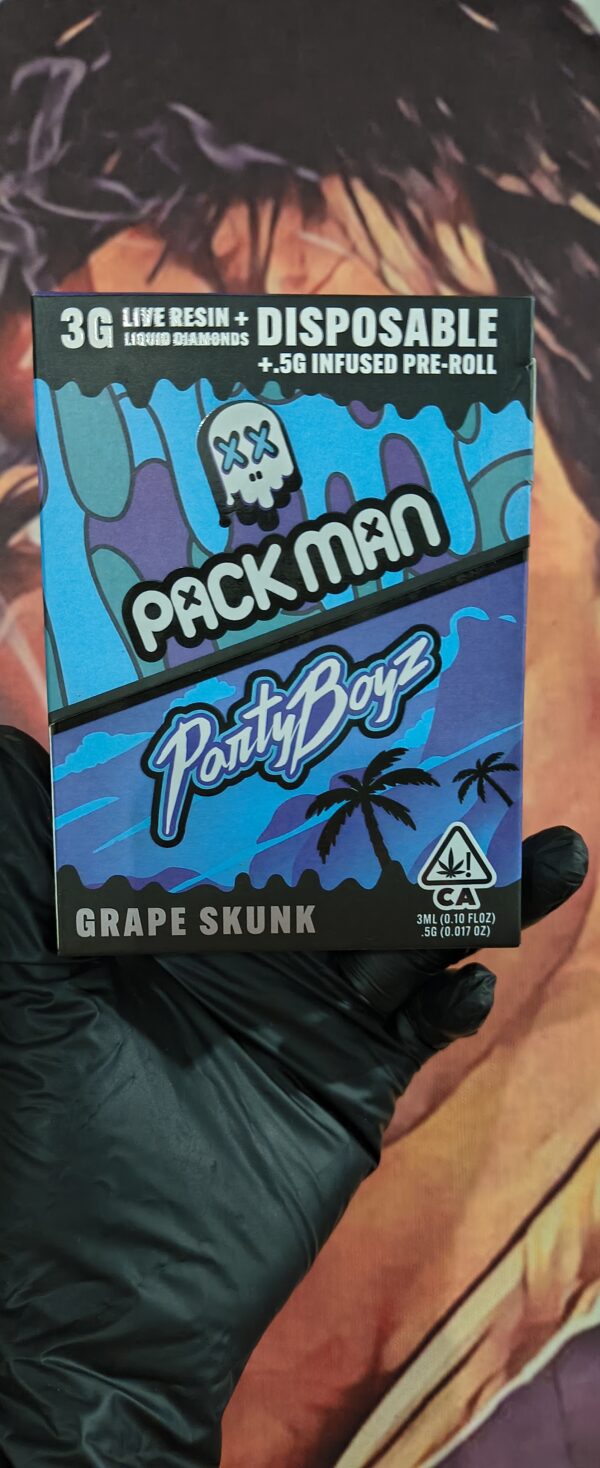 PACK MAN PANTYBOYZ GRAPE SKUNK (HYBRID) 3gr