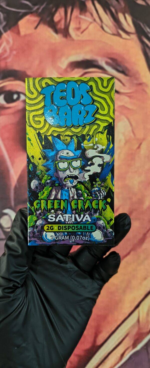 TEOS BARZ GREEN CRACK (SATIVA) 2gr