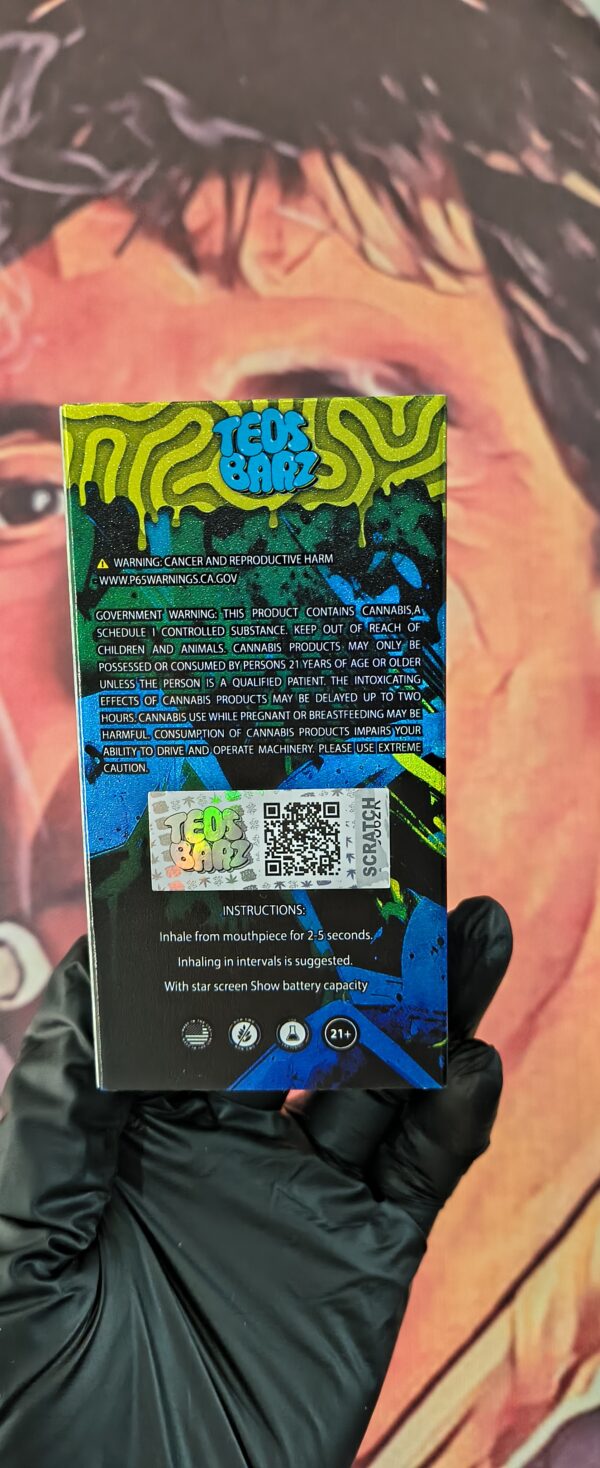 TEOS BARZ GREEN CRACK (SATIVA) 2gr