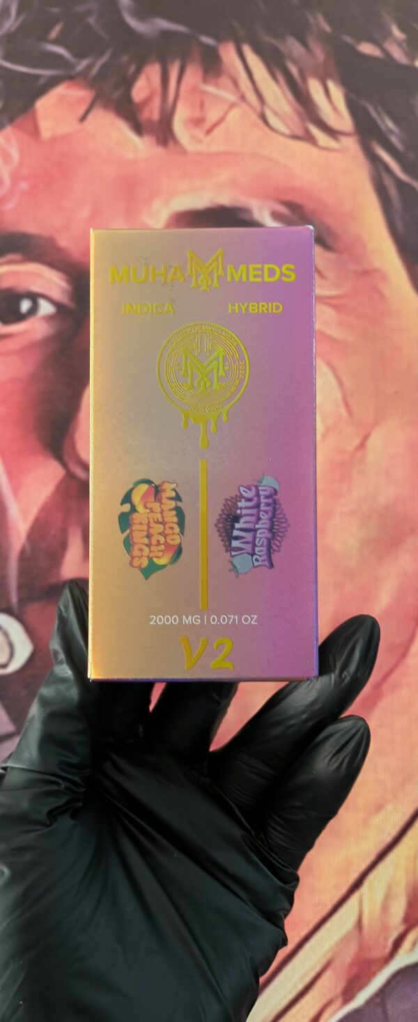 MANGO PEACH RINGS 1 MUHA MEDS DUAL V2 MANGO PEACH RINGS & WHITE RASPBERRY (INDICA & HYBRID) 2gr