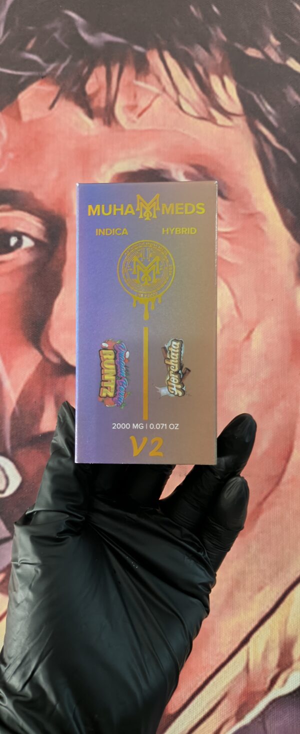 ORAGON BERRY RUNTZ 1 MUHA MEDS DUAL V2 ORAGON BERRY RUNTZ & HORCHATA (INDICA & HYBRID) 2gr