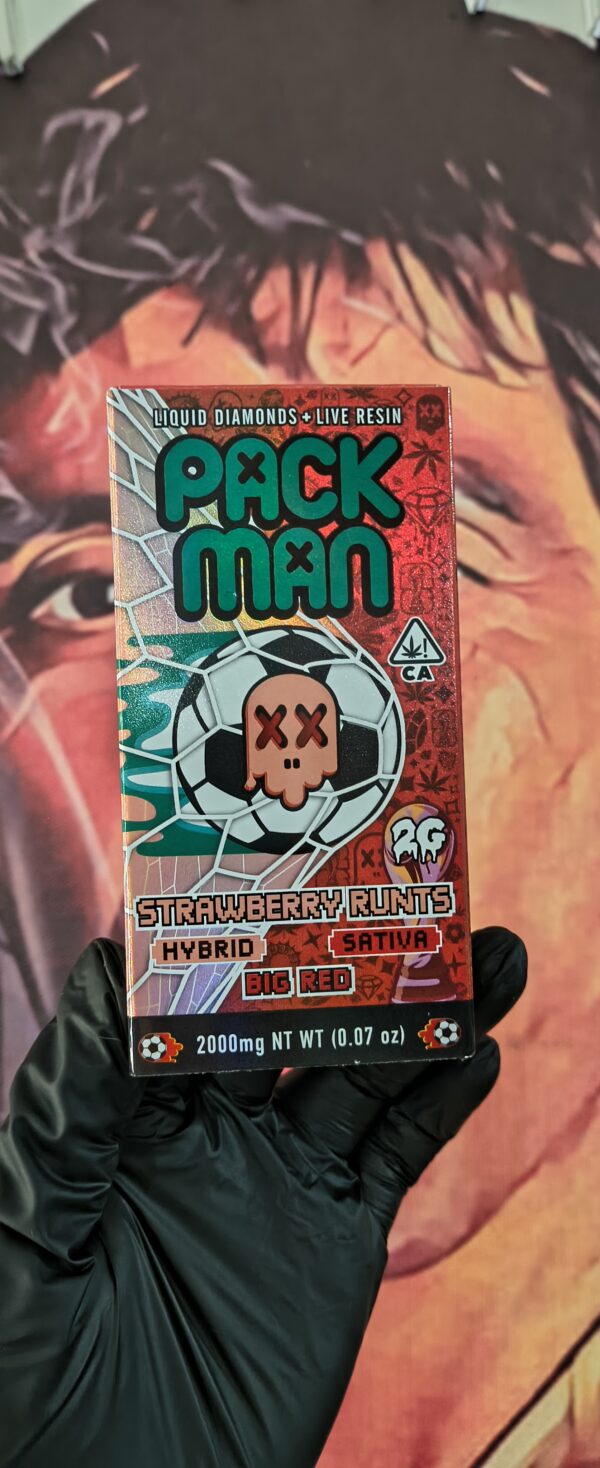 PACKMAN MUNDIALISTA STRAWBERRY RUNTS & BIG RED (HYBRID & SATIVA) 2gr