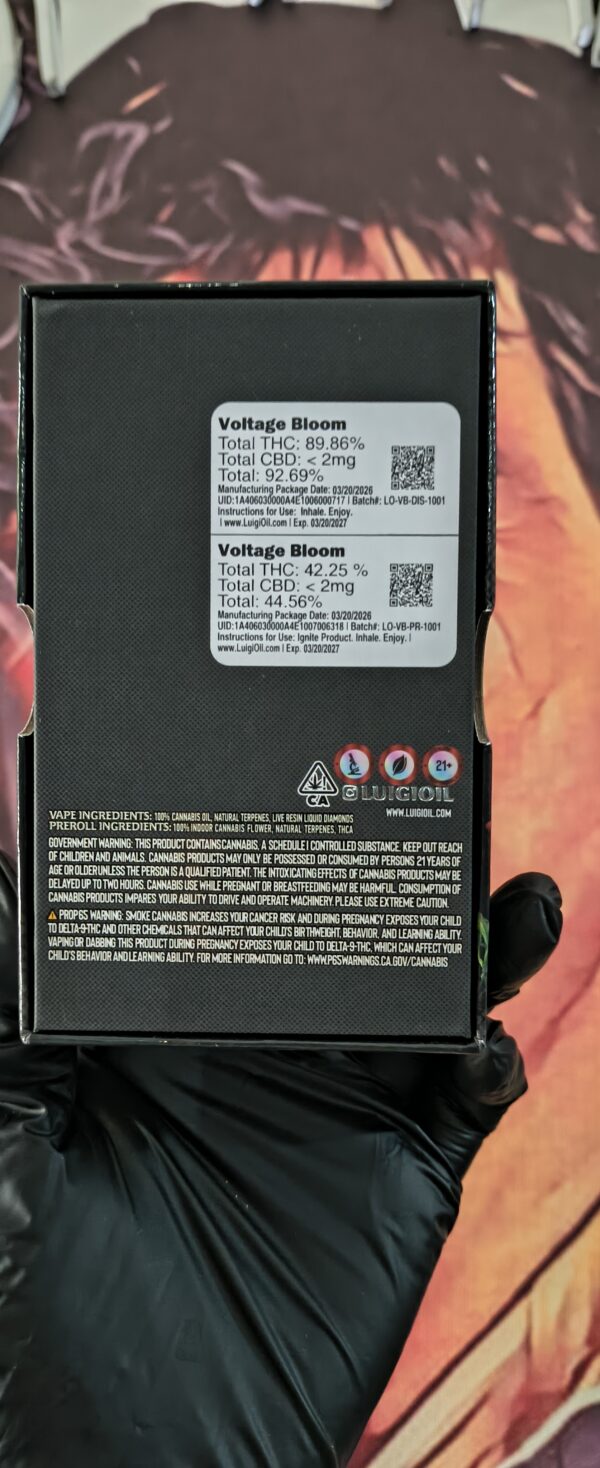 VOLTAGE BLOOM 2 LUIGI V3 VOLTAGE BLOOM (SATIVA) 2gr