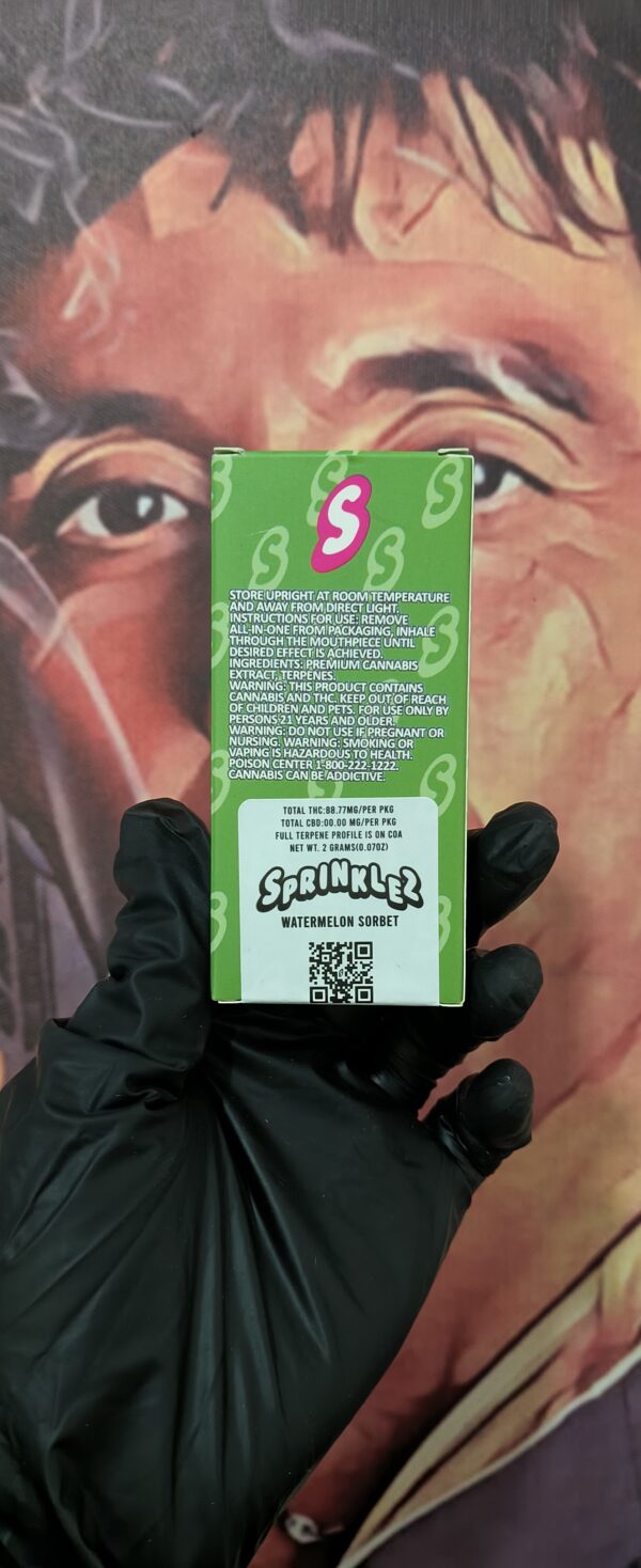WATERMELON SORBET 2 SPRINKLEZ WATERMELON SORBET (SATIVA) 2G