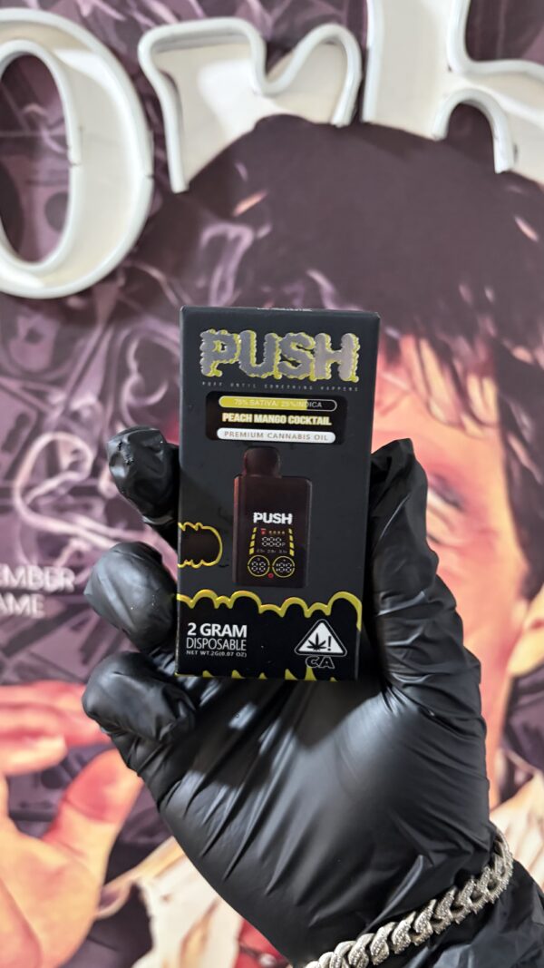 PEACH MANGO COCKTAIL 1 PUSH PEACH MANGO COCKTAIL (SATIVA 75% & INDICA 25%) 2GR